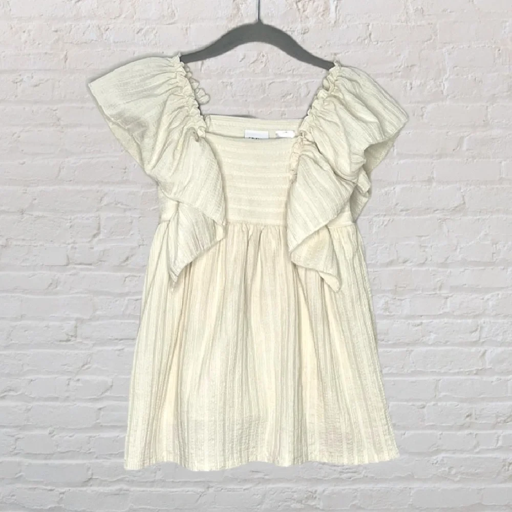 Zara Ribbed Ruffle Dress - Picture 1 of 1